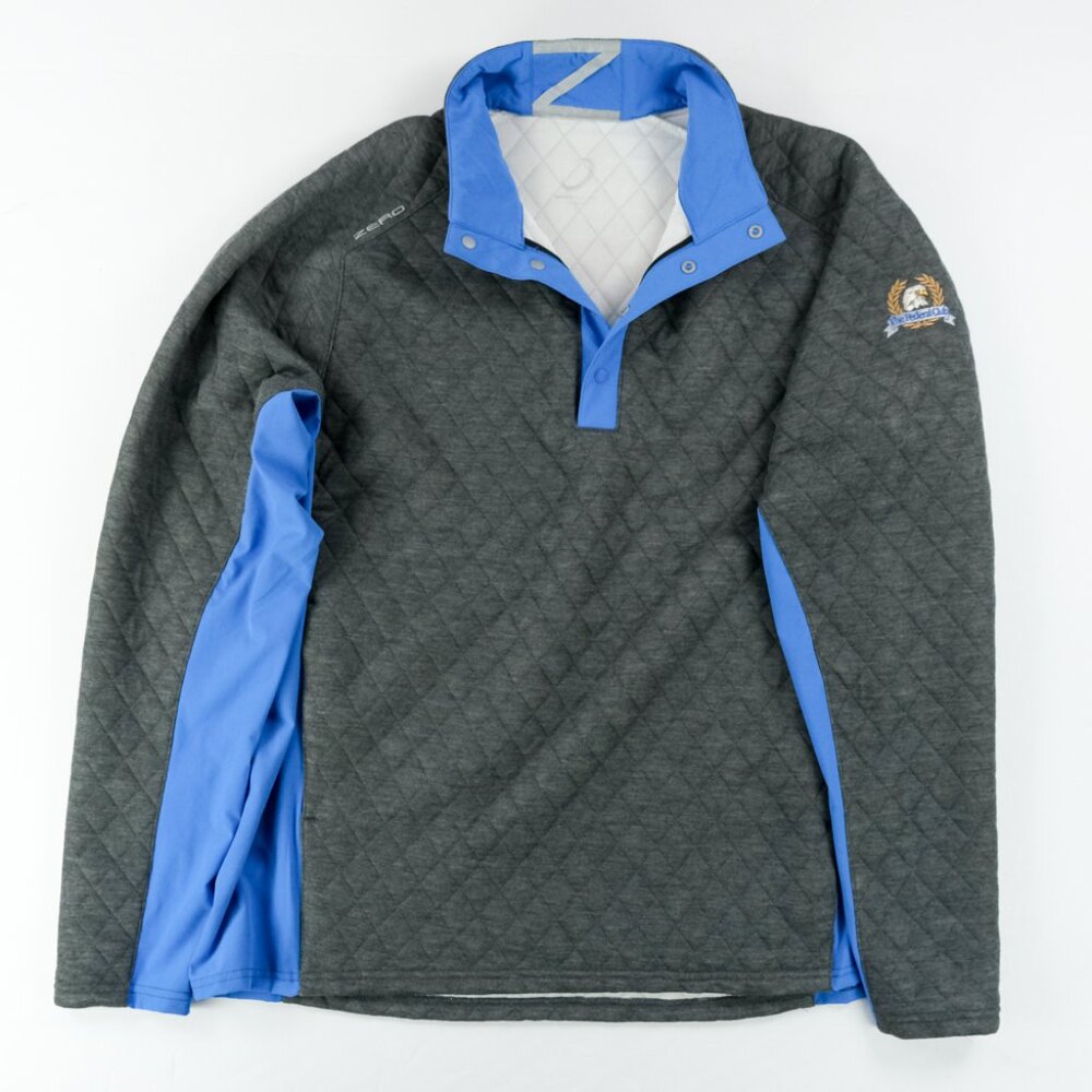 Zero Restriction Mens XLarge Golf Windshirt Long Sleeve 1/4 Zip The Federal Club